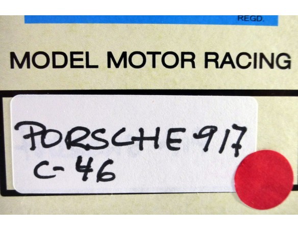 PORSCHE 917 ROJO  REF.C46 EXIN MEX