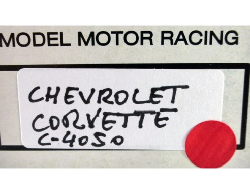 CHEVROLET CORVETTE ROJO OSCURO REF.C4050 EXIN MEX