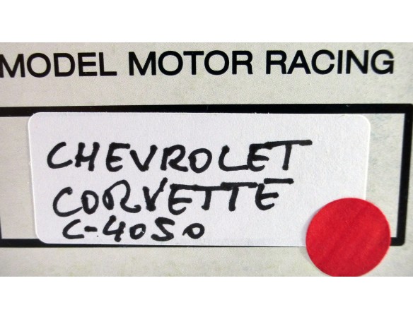 CHEVROLET CORVETTE ROJO OSCURO REF.C4050 EXIN MEX
