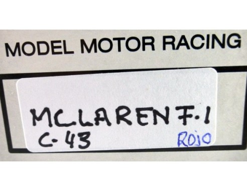 MCLAREN F1 ROJO.REF.C43 EXIN MEX