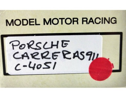 PORSCHE CARRERA 911 ROJO REF.C-4051 EXIN MEX