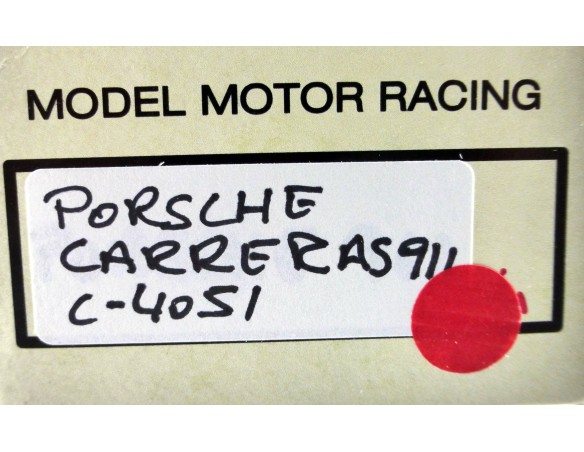 PORSCHE CARRERA 911 ROJO REF.C-4051 EXIN MEX