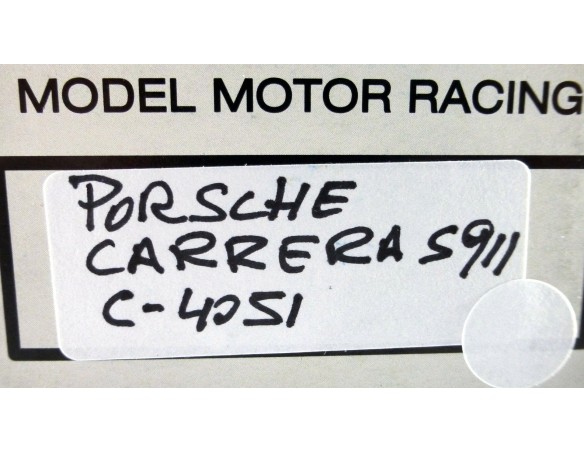 PORSCHE CARRERA 911 BLANCO REF.C4051 EXIN MEX
