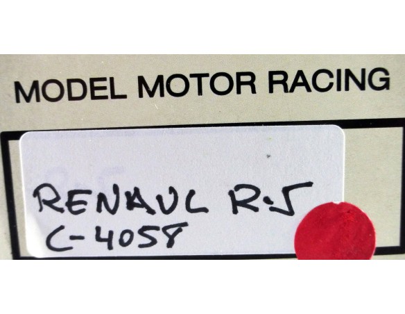 RENAULT 5 ROJO REF.C4058 EXIN MEX