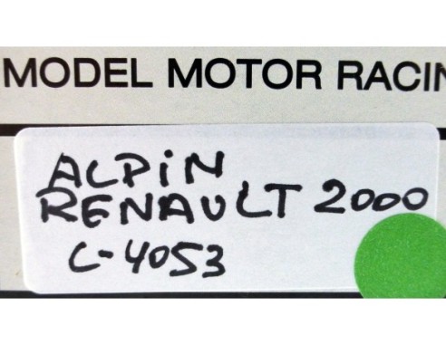 RENAULT ALPINE 2000 VERDE REF.C4053 EXIN MEX