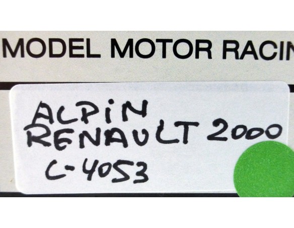 RENAULT ALPINE 2000 VERDE REF.C4053 EXIN MEX