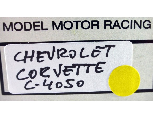 CHEVROLET CORVETTE AMARILLO REF.C4050 EXIN MEX