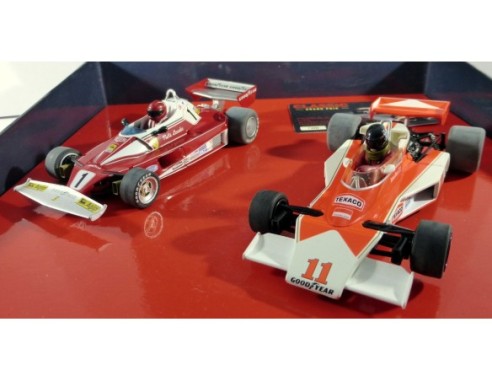 Classic Grand Prix F1.1976  NIKI LAUDA JAMES HUNT Ref. H2558A SUPERSLOT