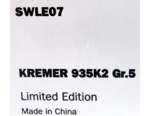 KREMER 935 K2 Gr5 JPS REF.SWLE07 SIDEWAYS
