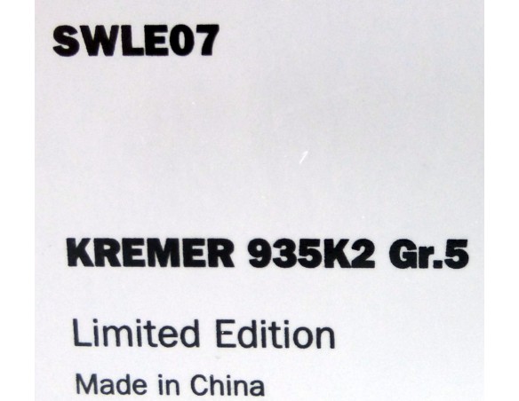 KREMER 935 K2 Gr5 JPS REF.SWLE07 SIDEWAYS