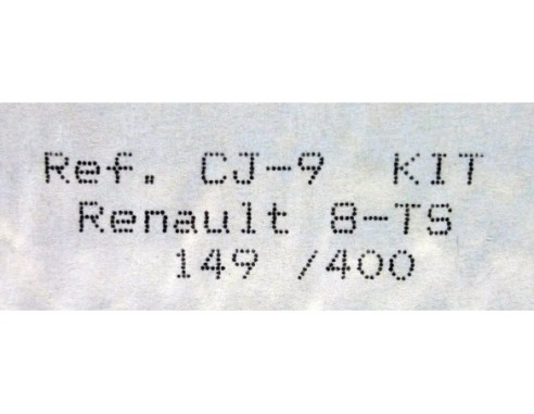 RENAULT 8TS SERIE LMTD 140/400 REF.CJ9 SLOT CLASSIC