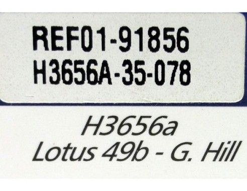 LOTUS 49B G.HILL REF.H3656A SUPERSLOT