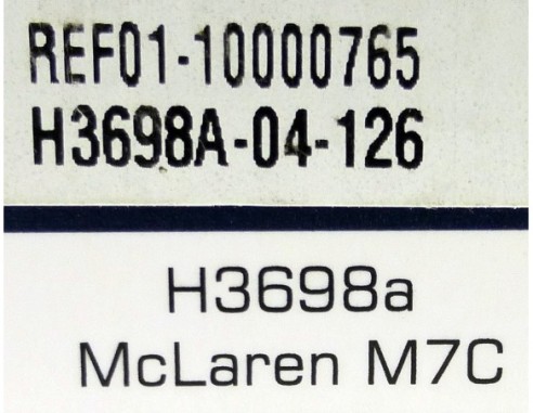 MCLAREN M7C REF.H3698A SUPERSLOT