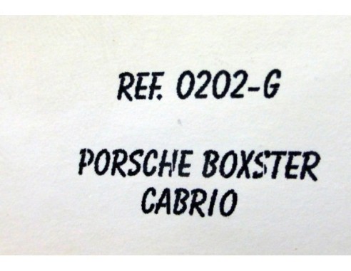PORSCHE BOXSTER CABRIO REF.0202-G CARTRIX