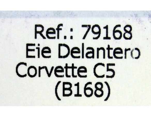 EJE DELANTERO CORVETTE C5 B168 REF.79168 FLY