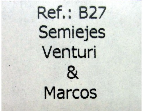 SEMIEJES VENTURI & MARCOS B27 REF.79027 FLY