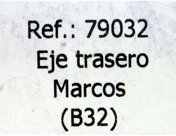 EJE TRASERO MARCOS LISTER Y SALEEN B32 REF.79032 FLY