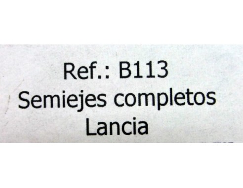 SEMIEJES COMPLETOS LANCIA PLATA B113 REF.79113 FLY