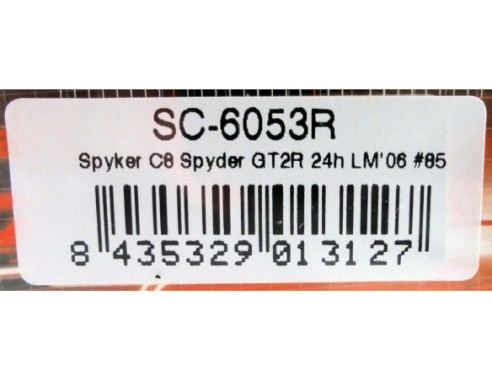 SPYKER C8 SPYDER GT2-R REF.SC-6053R SCALEAUTO