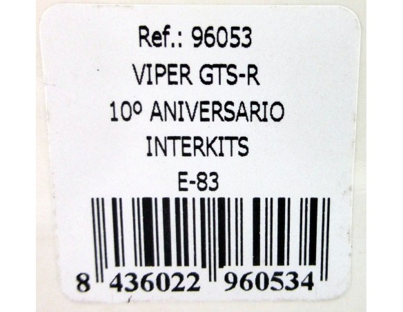 VIPER 10 ANIVERSARIO INTERKITS REF.96053 FLY