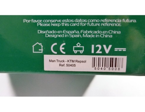CAMIÓN  BIMOTOR MAN TRUCK- KTM REPSOL REF. 50405 AVANT SLOT