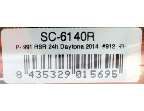 PORSCHE RSR DAYTONA 2014 REF.SC-6140R SCALEAUTO