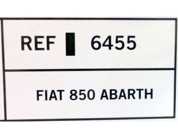 FIAT 850 ABARTH REF.6455 TECNITOYS