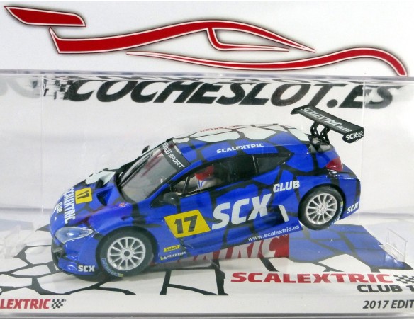 RENAULT MEGANE TROPY CLUB SCALEXTRIC 2017 REF.A10253S300 EDUCA