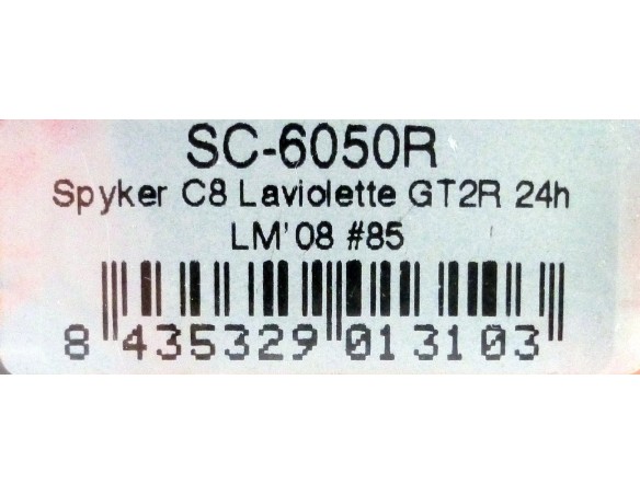 SPYKER C8 LE MANS REF.SC-6050R SCALEAUTO