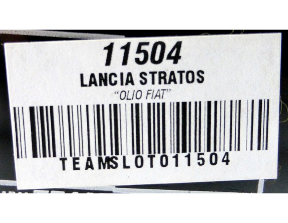 LANCIA STRATOS “”OLIO FIAT”” REF.11504 TEAM SLOT