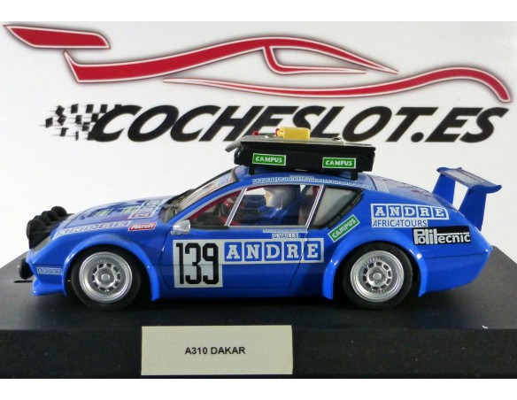 RENAULT ALPINE A310 DAKAR 1981 MAS SLOT DAKAR II REF.51105 AVANT SLOT