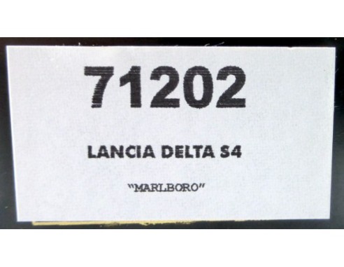 LANCIA DELTA S4 “”MALBORO”” 1000 U. REF.71202 TEAM SLOT