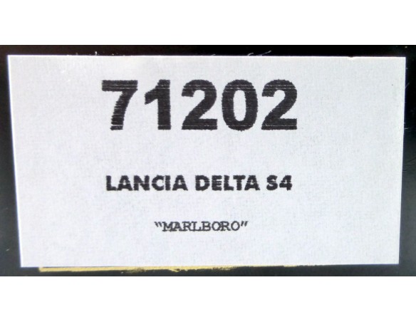 LANCIA DELTA S4 “”MALBORO”” 1000 U. REF.71202 TEAM SLOT