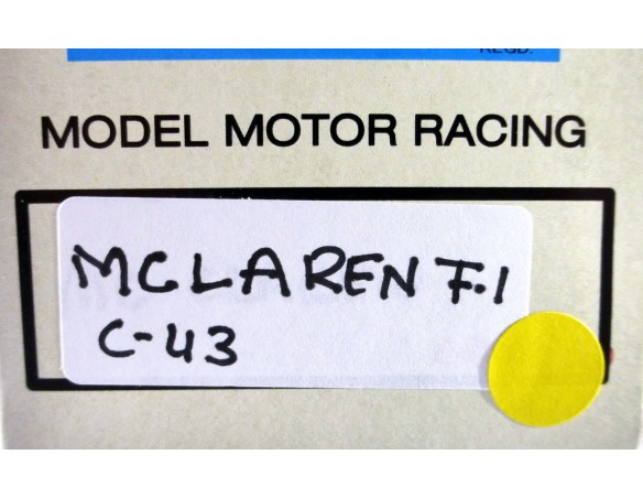 MC LAREN F1 AMARILLO REF.C-43 EXIN MEX