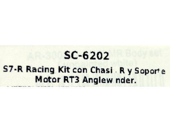 SALEEN S7-T RACING REF. SC6202 ARROW SLOT