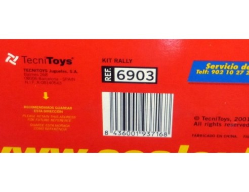 KIT RALLY REF.6903 TECNITOYS