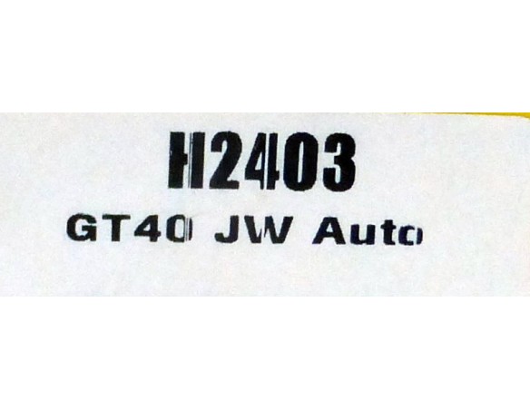 FORD GT 40 GULF JW AUTO REF.H2403 SUPERSLOT