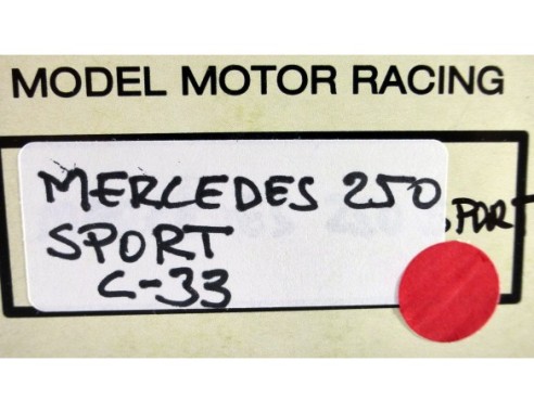 MERCEDES 250 SPORT ROJO REF.C-33 EXIN MEX