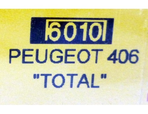 PEUGEOT 406 ROJO “”TOTAL”” REF.6010 TECNITOYS