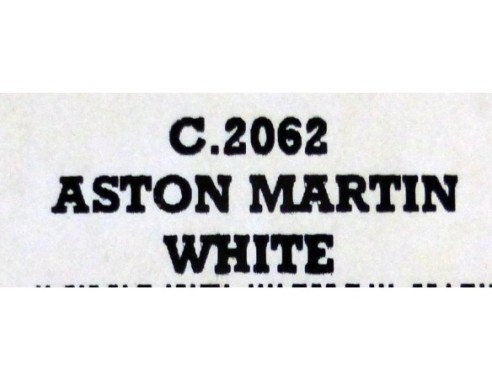 ASTON MARTIN BLANCO REF.C2062 SUPERSLOT