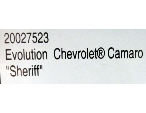 EVOLUTION CHEVROLET CAMARO “”SHERIFF”” REF.20027523 CARRERA