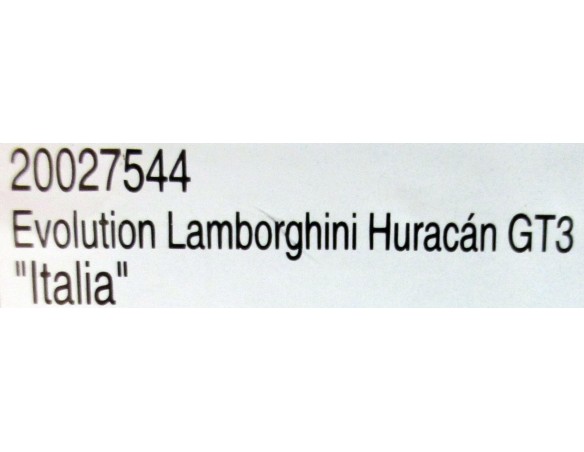 LAMBORGHINI HURACAN “”ITALIA”” GT3 REF.20027544 CARRERA
