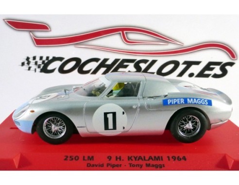 FERRARI 250 LM  Nº 1 9 h.KYALAMI 1964 REF.50303S SILVER LMD. 20u.FLYSLOT