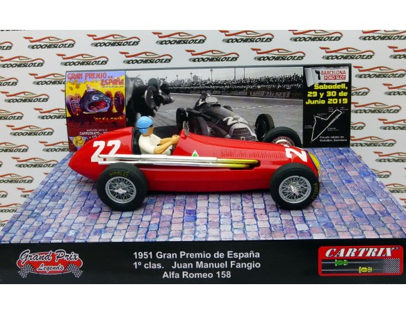 ALFA ROMEO FANGIO 1951.FOROSLOT BARCELONA 2019 REF.0040 CARTRIX