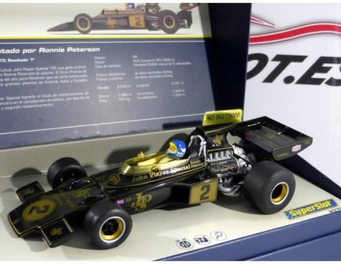 LOTUS 72E JONH PLAYER  Ronnie Peterson nº 2 REF.H3703A SUPERSLOT