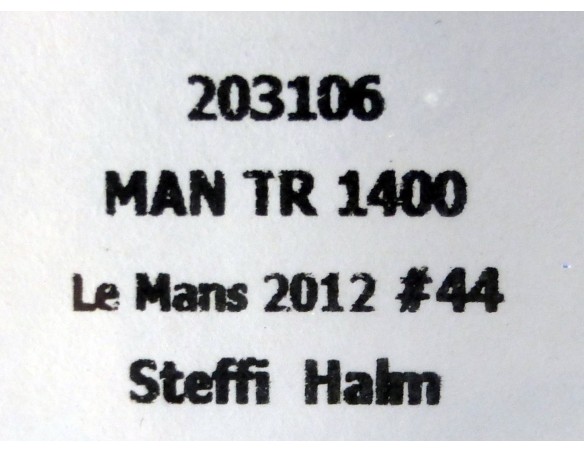 MAN TR 1400 LE MANS 2012 REF.203106 FLY