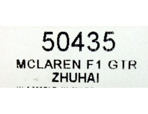 MCLAREN F1 GTR SAN MIGUEL ZHUHAI REF.50435 NINCO