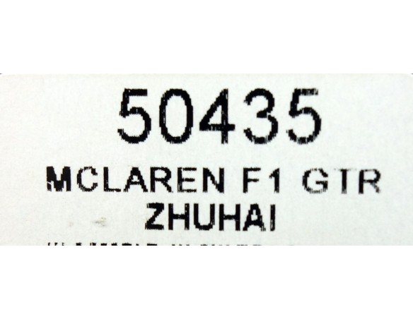 MCLAREN F1 GTR SAN MIGUEL ZHUHAI REF.50435 NINCO