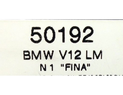 BMW V12 LM N1 FINA REF.50192 NINCO