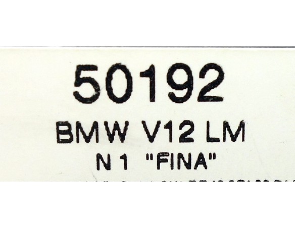 BMW V12 LM N1 FINA REF.50192 NINCO
